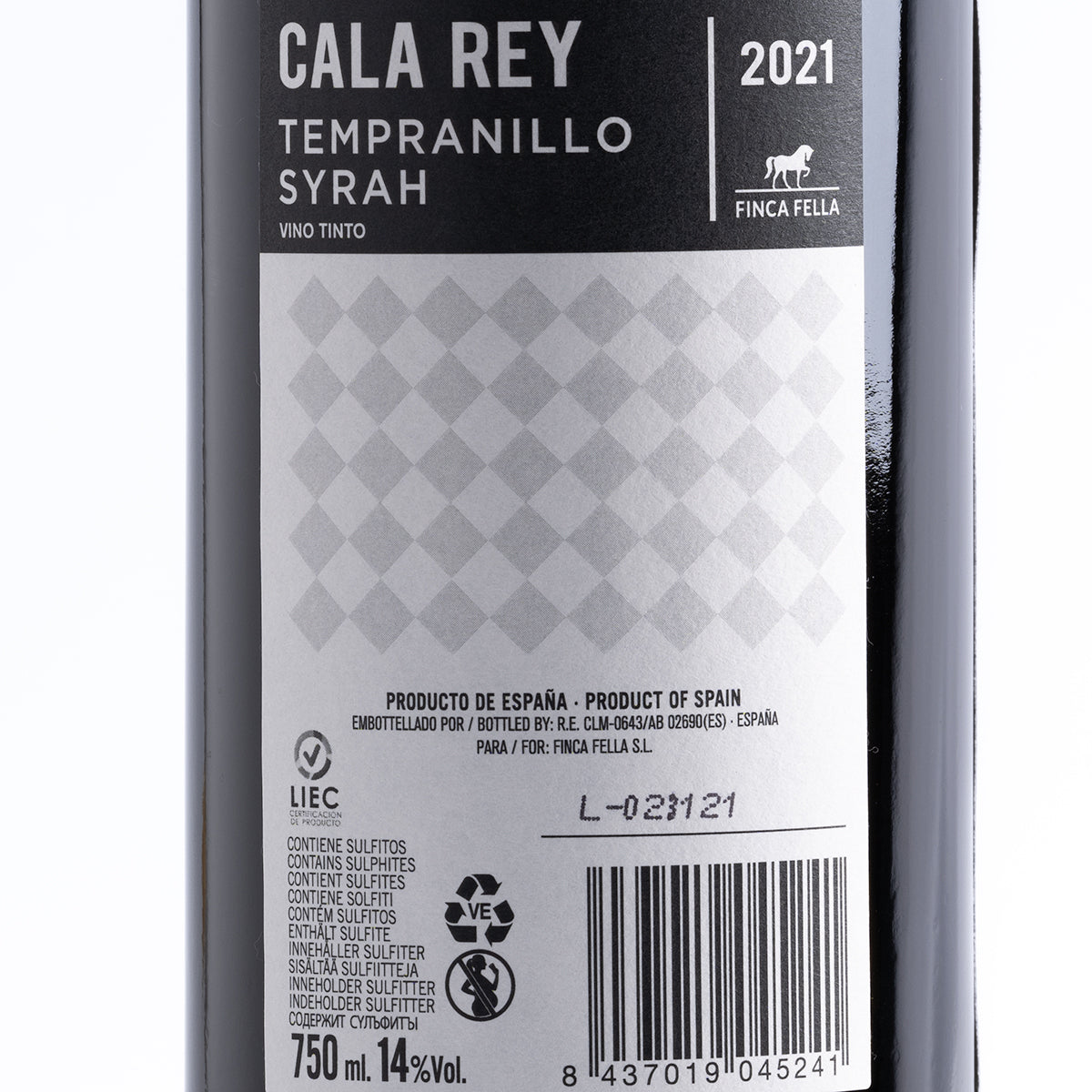 Cala Rey Tinto - Tempranillo/Syrah 2021